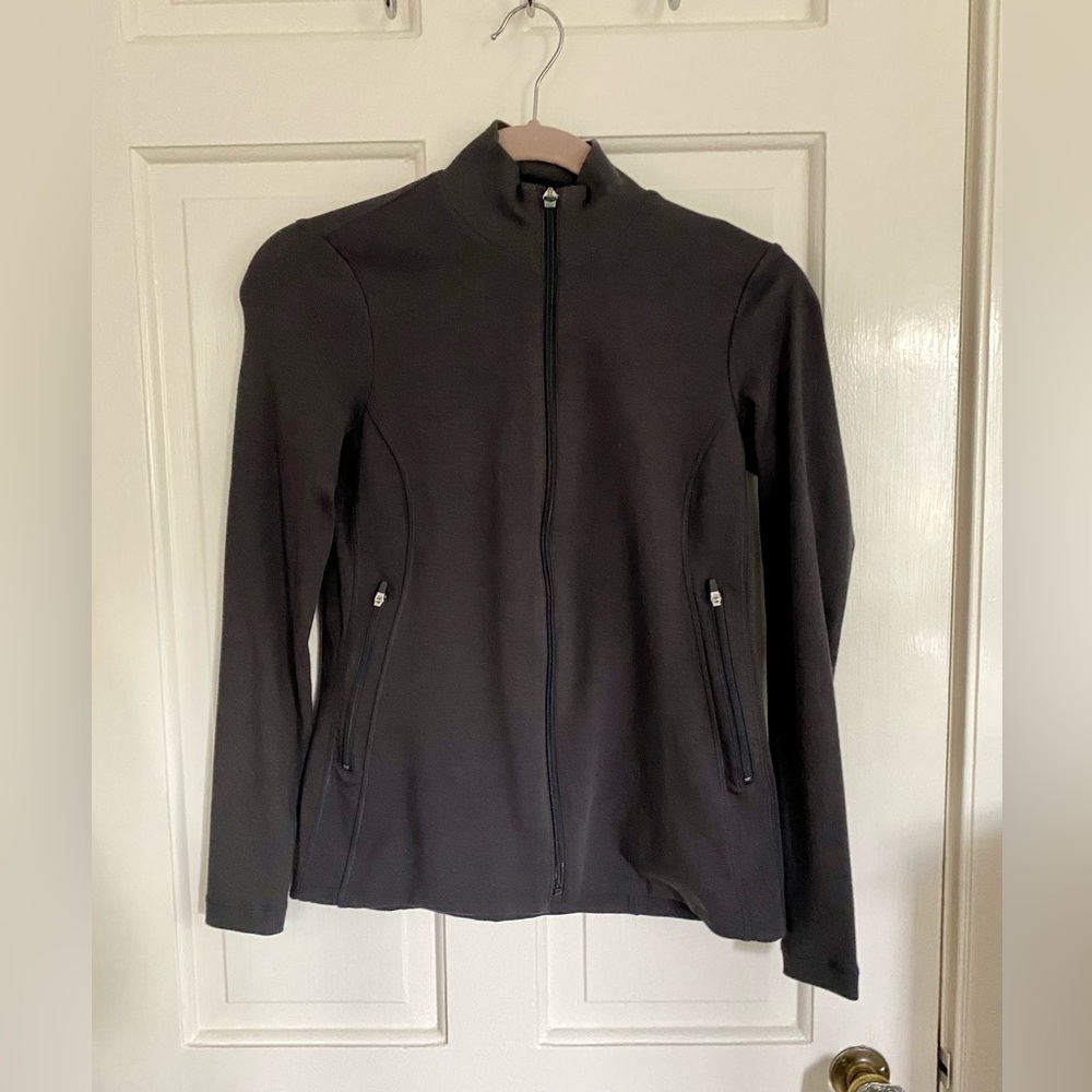 Eileen Fisher Organic Cotton Jersey Sweater Jacket XXS